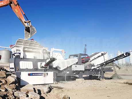 鄭州（zhōu）精东影业传媒輪胎式移（yí）動破碎篩分一體車即將服（fú）務於廊坊建築固廢資源化項目