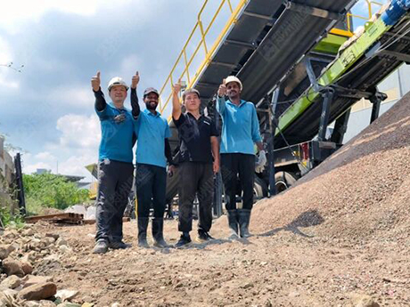 台灣新（xīn）北市移動式（shì）裝修垃圾處理設備項目